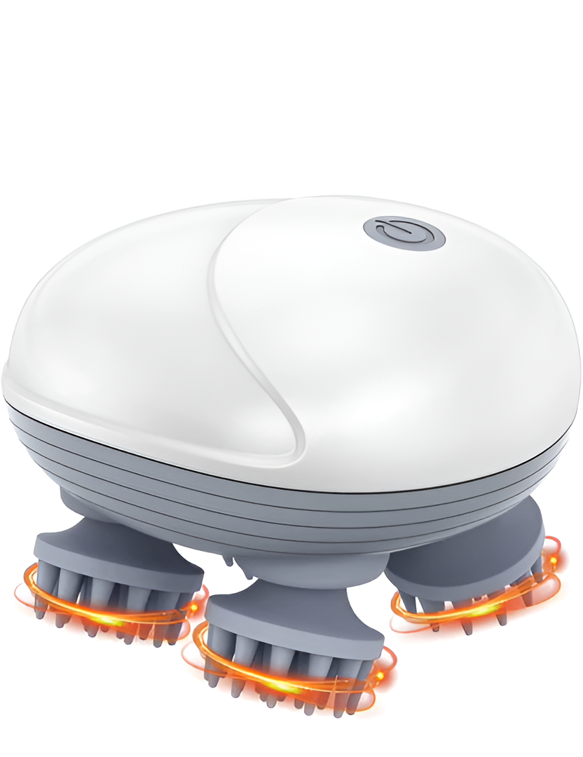 Electric Silicone Deep Scalp Massager