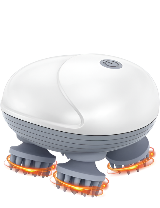 Electric Silicone Deep Scalp Massager