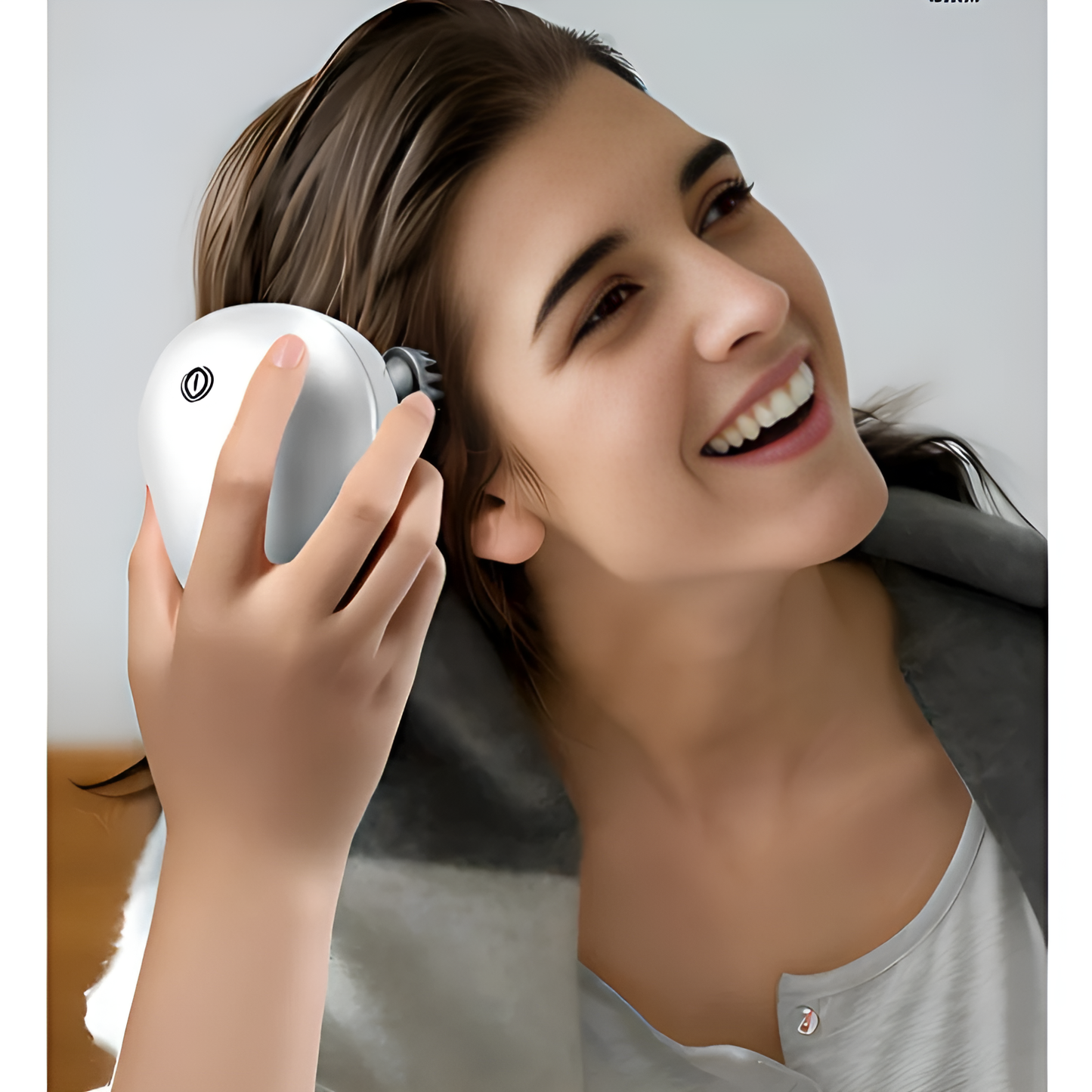 Electric Silicone Deep Scalp Massager