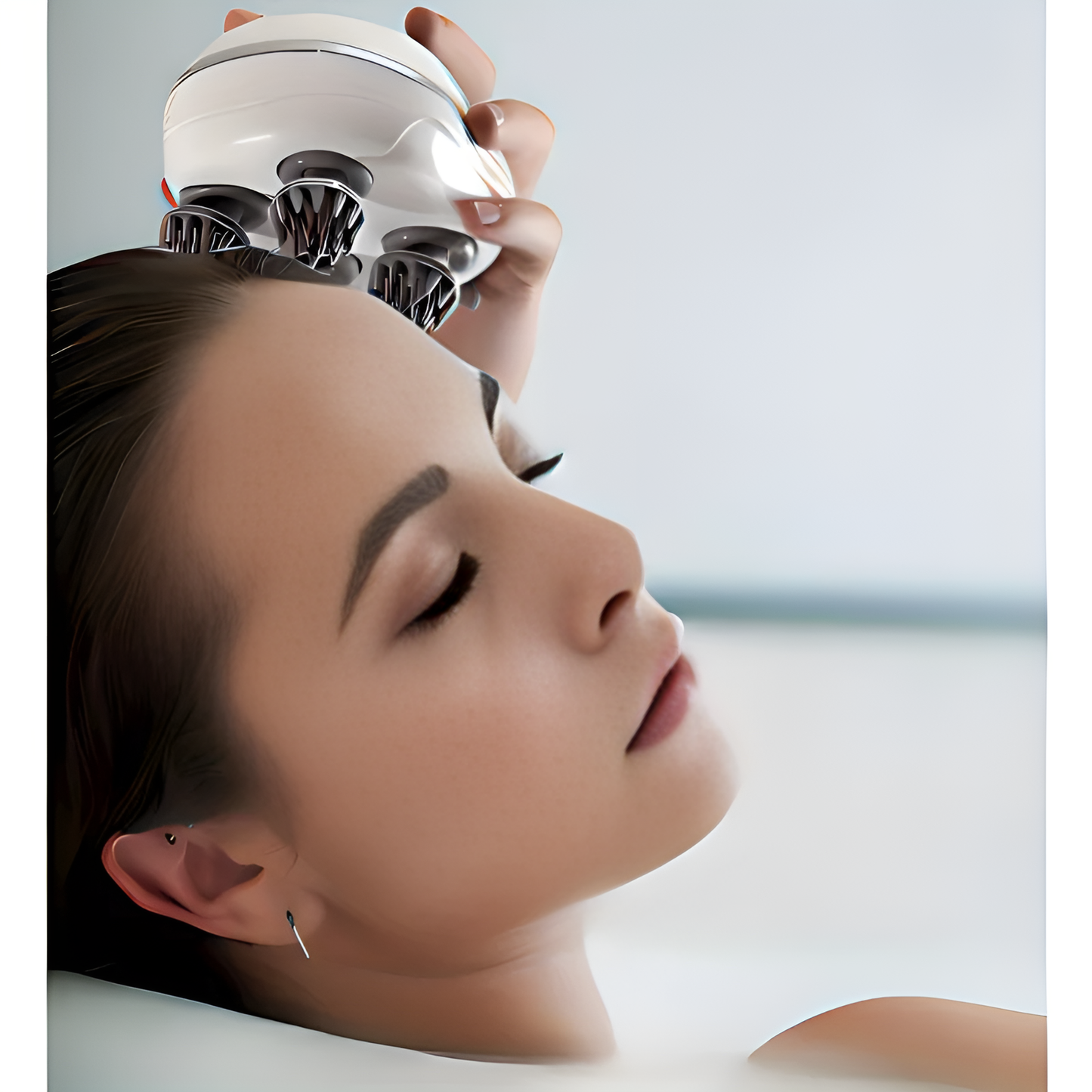 Electric Silicone Deep Scalp Massager